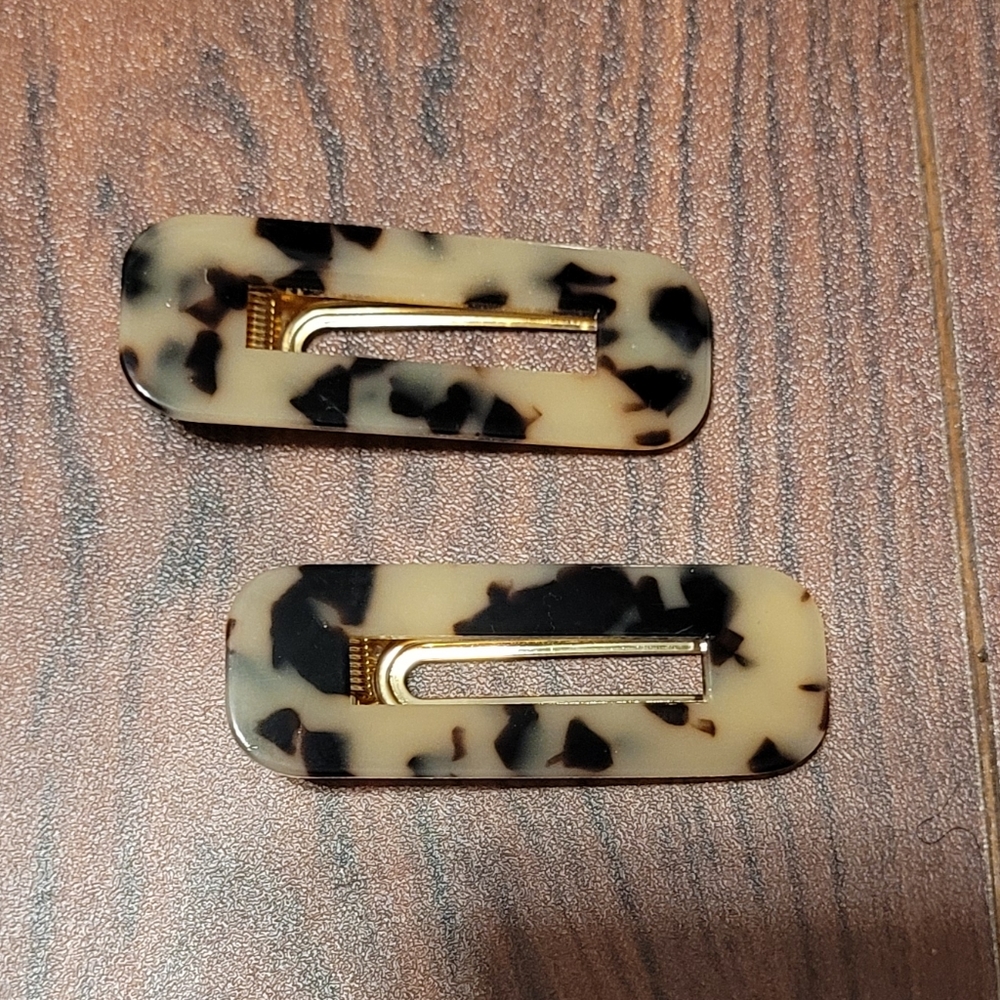 Printed hair clips